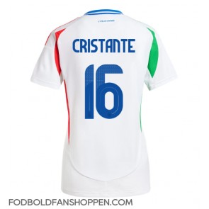 Italien Bryan Cristante #16 Udebanetrøje Dame EM 2024 Kortærmet